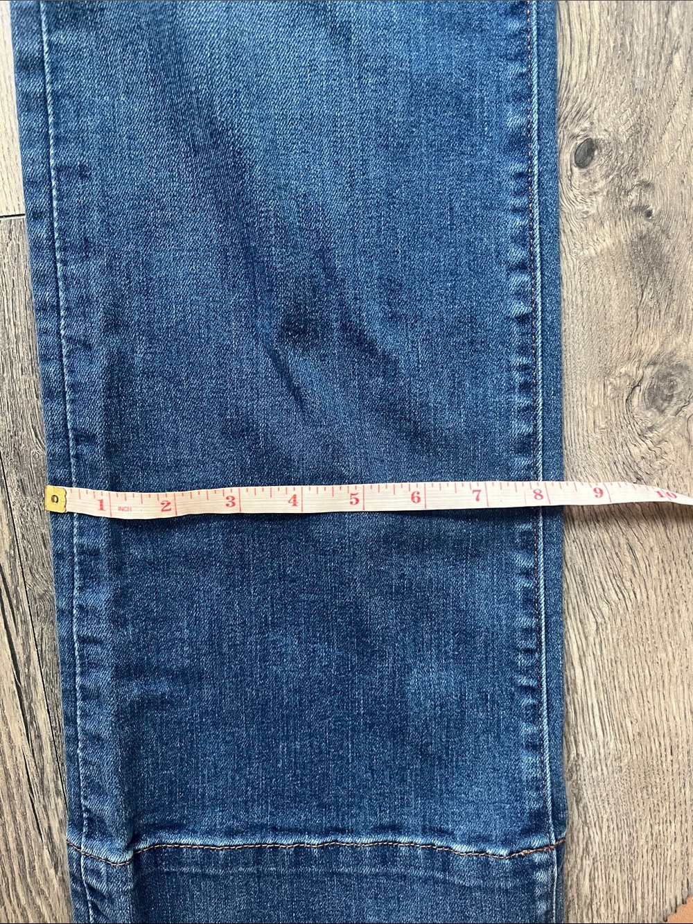 LOFT Blue Wide-Leg Denim Jeans Size10 - Picture 8 of 14